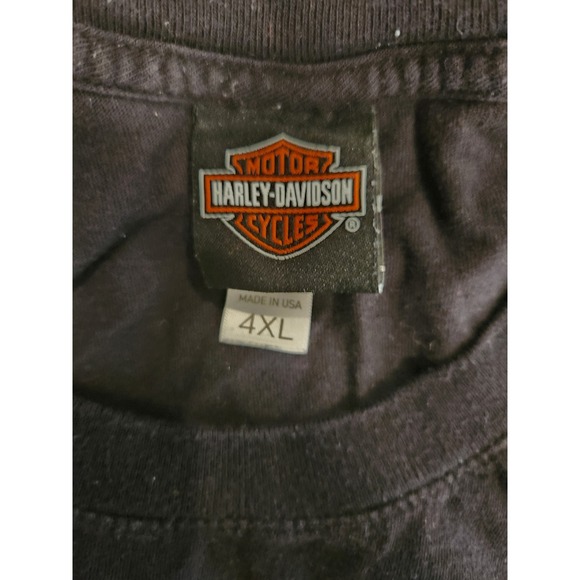 Stubbs Harley Davidson Cycles Houston‎ Texas T Shirt Mens 4XL Biker Streetwear - Picture 5 of 7